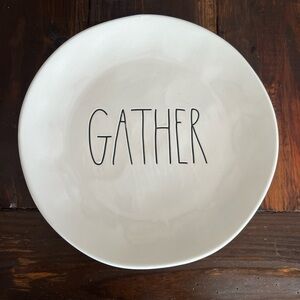 Rae Dunn Dinner Plates - Set of 4